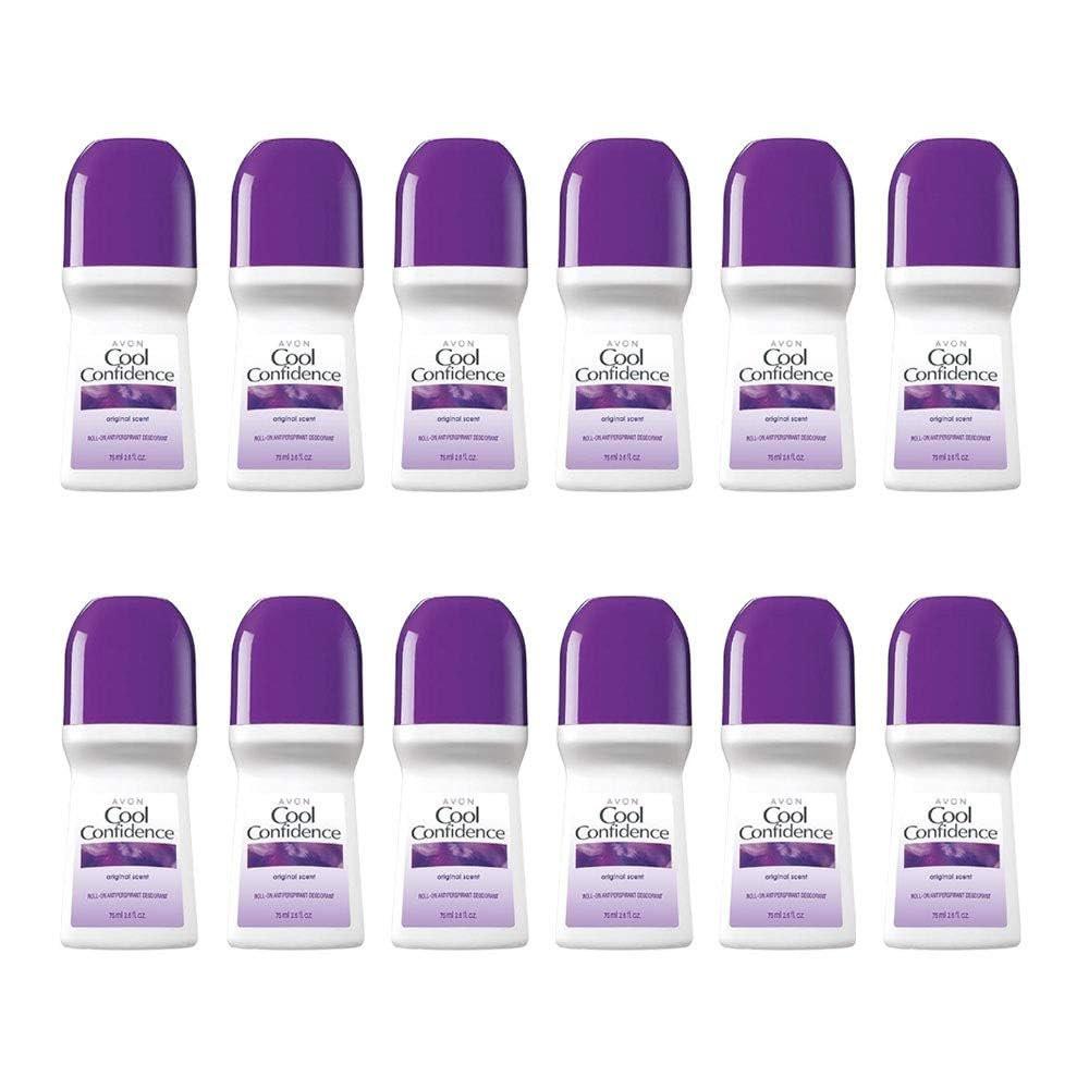 Avon Deodorant Cool Confidence Original – 12er-Pack (2,6 Fl. Oz.)