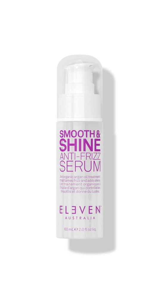ELEVEN AUSTRALIA Smooth & Shine Anti-Frizz Serum – Anti-Frizz Haarpflege für Männer und Frauen, bändigt krauses Haar, verleiht Glanz, leichte geschmeidige Formel – 60 ml