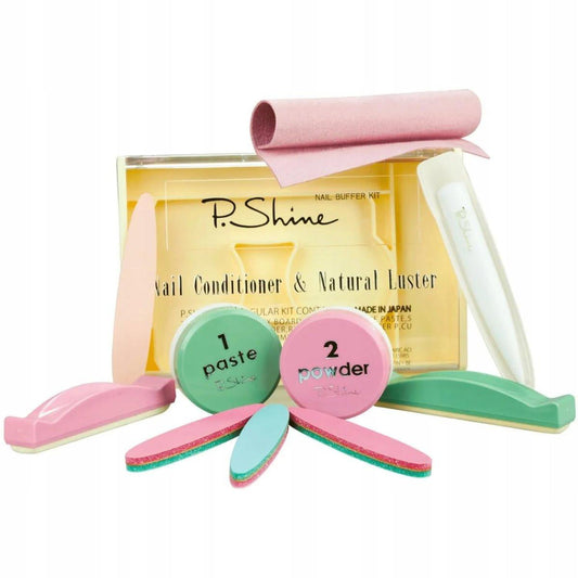 P-Shine Nail Treatment Liquid 7,2 ml – Vintage Japan XL P – Maniküre-Set
