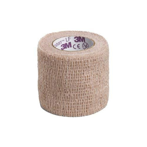 3M Coban Selbsthaftende Wickelbinde, Tan, 5 cm x 4,5 m, einzeln