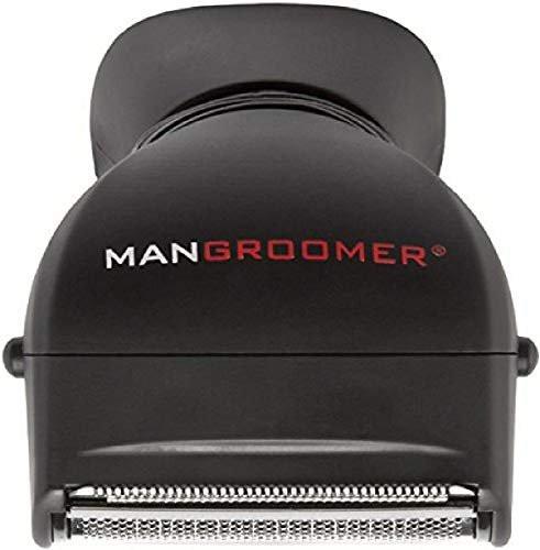 MANGROOMER Ersatz-Aufsatz für Rückenhaartrimmer – Kompletter Scherkopf mit Stoßdämpfer und sanfter Scherfolie (2-teilig, schwarz)