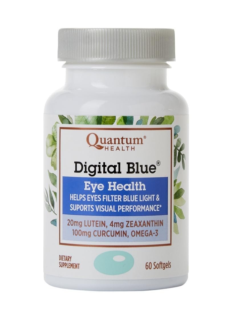 Quantum Health Digital Blue Eye Health – 60 Softgels für Augenschutz & Lutein