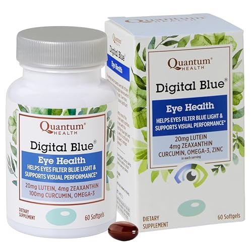 Quantum Health Digital Blue Eye Health – 60 Softgels für Augenschutz & Lutein