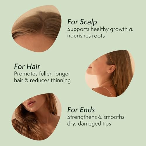 Nature Spell Rosmarinöl für Haarwachstum, vorverdünntes Haar- und Kopfhautöl pflegt trockenes, geschädigtes Haar, für Frauen und Männer, 150 ml
