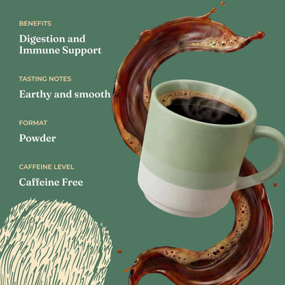 Four Sigmatic Bio-Pilz-Mischung für die Darmgesundheit | Organischer Pilzpulver-Komplex mit Truthahnschwanz, Löwenmähne, Cordyceps, Chaga, Probiotika und mehr | Natürliches Immununterstützungs-Supplement | 30 Portionen