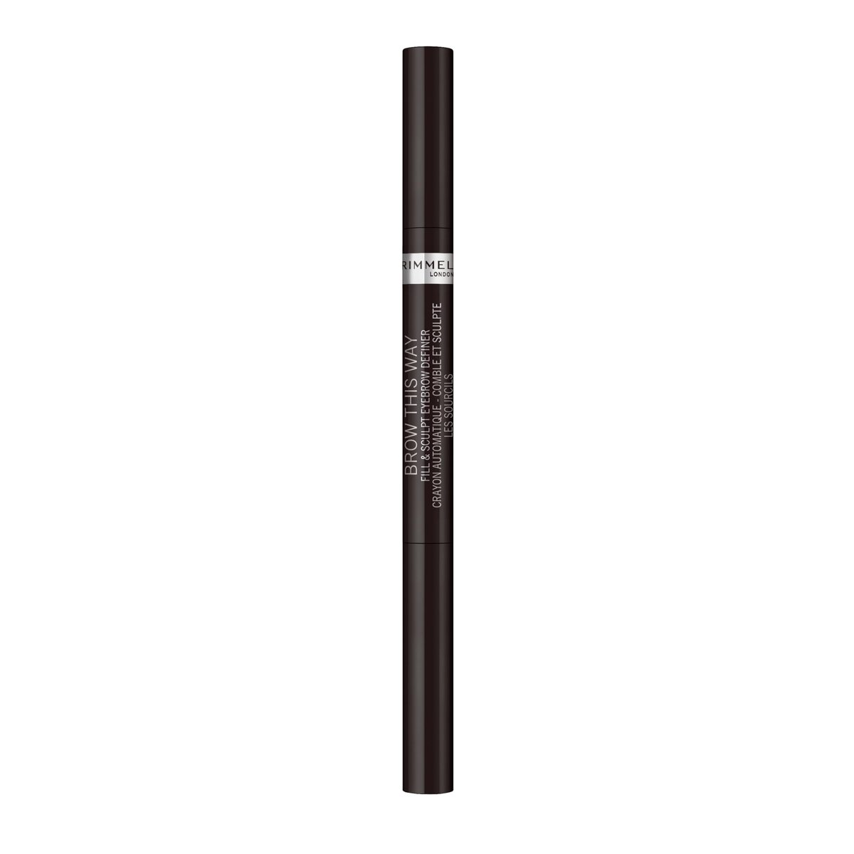 Rimmel Brow This Way Fill & Sculpt Augenbrauenstift, Soft Black