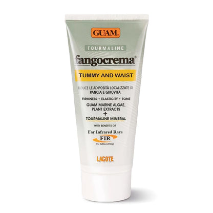 Guam Anti-Cellulite Cream für den Bauch – Heiße Hautstraffende Bauchcreme mit schwarzem Turmalin – Natürliche Cellulite- & Bauchstraffung (150 ml)