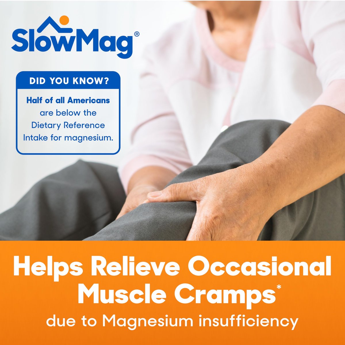 SlowMag Muscle & Heart Magnesiumchlorid-Präparat mit Calcium, 120 Tabletten, unterstützt Muskelentspannung, Herz-, Nerven- und Knochengesundheit, hohe Absorption