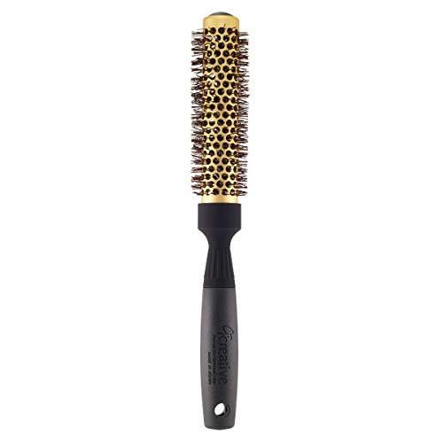 Creative Gold Nano Keramik Haarbürste – 6 Zoll langer Zylinder mit ionischen welligen Borsten