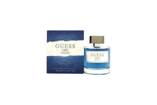 GUESS 1981 Indigo Eau de Toilette für Herren – 3,4 oz (100 ml) – Frischer und holziger Duft