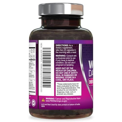 Multivitamin für Frauen – Komplettes Multi-Vitamin mit Vitamin A, C, D, E, B6, B12, Zink, Calcium & Magnesium, tägliches Multimineral für Haar, Haut und Nägel – 120 Kapseln