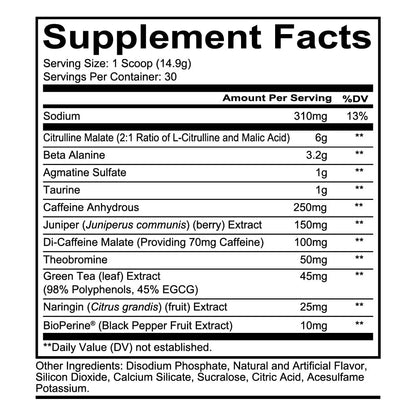 REDCON1 Total War Pre Workout, Strawberry Mango - 30 Portionen - L-Citrullin, Apfelsäure, Grüntee-Extrakt für Pump-Boost - 3,2 g Beta-Alanin zur Reduzierung von Erschöpfung für Frauen & Männer