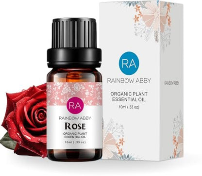 Reines Bio-Rosenöl für Diffuser, Parfüm, Massage, Aroma, Bad – 10 ml