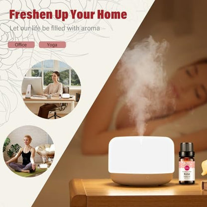 Reines Bio-Rosenöl für Diffuser, Parfüm, Massage, Aroma, Bad – 10 ml