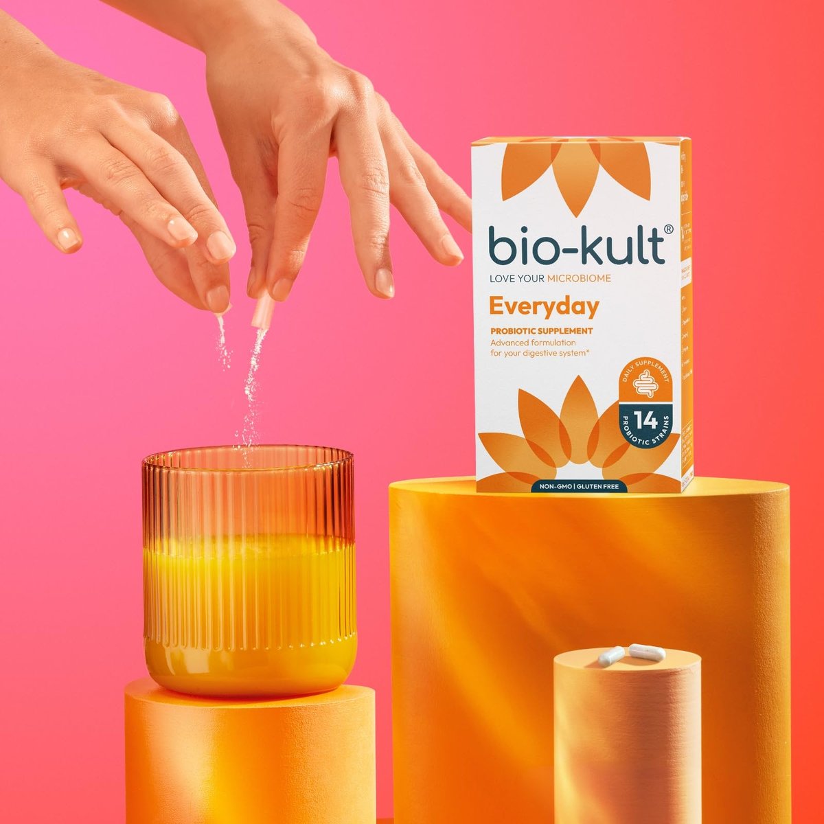 Bio-Kult Darmgesundheit Probiotikum – 14 Bakterienstämme, Probiotika für Frauen & Männer, Immununterstützung, Verdauungsgesundheit, haltbar, nicht-GVO & glutenfrei, Kapseln, 30 Stück (1er-Pack)