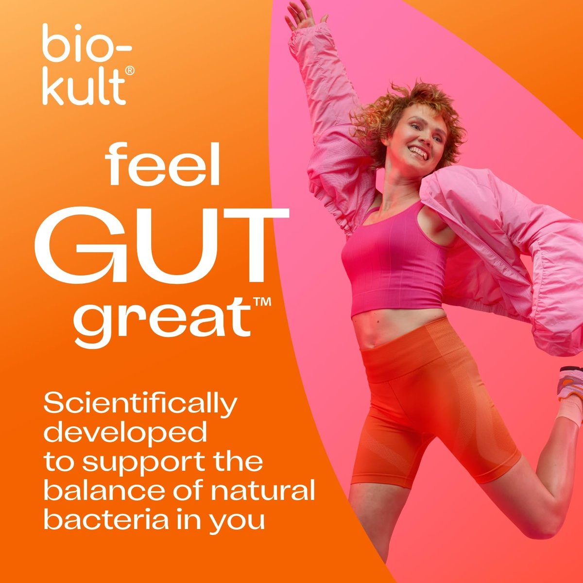Bio-Kult Darmgesundheit Probiotikum – 14 Bakterienstämme, Probiotika für Frauen & Männer, Immununterstützung, Verdauungsgesundheit, haltbar, nicht-GVO & glutenfrei, Kapseln, 30 Stück (1er-Pack)