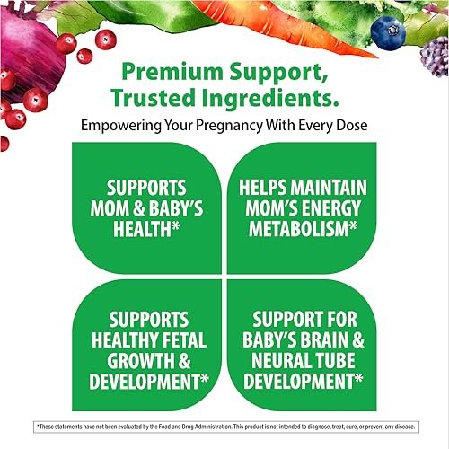 Rainbow Light Prenatal Multivitamin One + für Frauen | 60 Kapseln | Essentielle Nährstoffe für Mama & Baby | Echte Lebensmittel-Nährstoffe | Pflanzliche & Probiotische Mischung