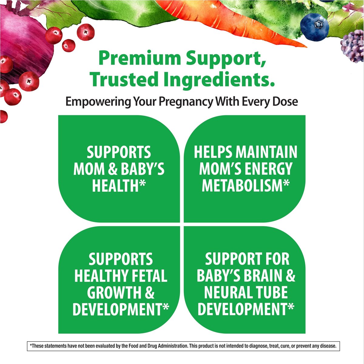 Rainbow Light Prenatal Multivitamin One + für Frauen | 60 Kapseln | Essentielle Nährstoffe für Mama & Baby | Echte Lebensmittel-Nährstoffe | Pflanzliche & Probiotische Mischung