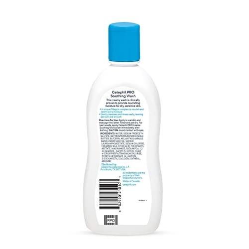 Cetaphil RESTORADERM Beruhigende Reinigung, 3er-Pack (3 x 295 ml) – Milde Reinigungslotion für trockene, gestresste Haut, hypoallergen, seifen- und parabenfrei, von der National Eczema Association empfohlen, dermatologisch empfohlen