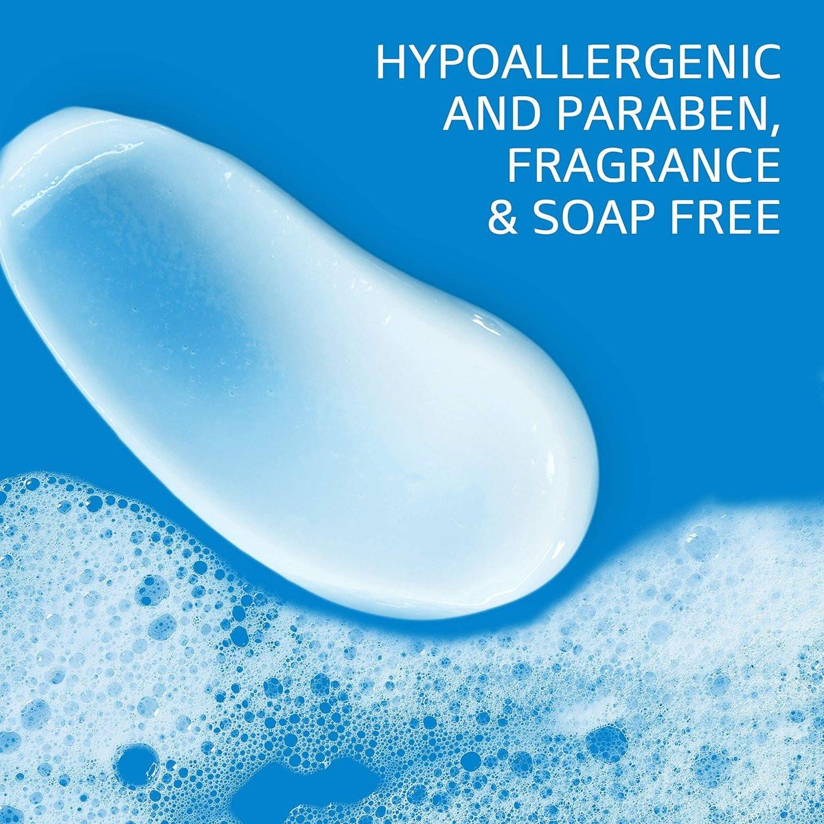 Cetaphil RESTORADERM Beruhigende Reinigung, 3er-Pack (3 x 295 ml) – Milde Reinigungslotion für trockene, gestresste Haut, hypoallergen, seifen- und parabenfrei, von der National Eczema Association empfohlen, dermatologisch empfohlen
