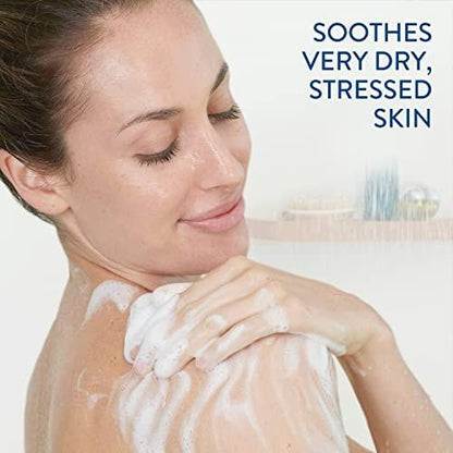 Cetaphil RESTORADERM Beruhigende Reinigung, 3er-Pack (3 x 295 ml) – Milde Reinigungslotion für trockene, gestresste Haut, hypoallergen, seifen- und parabenfrei, von der National Eczema Association empfohlen, dermatologisch empfohlen