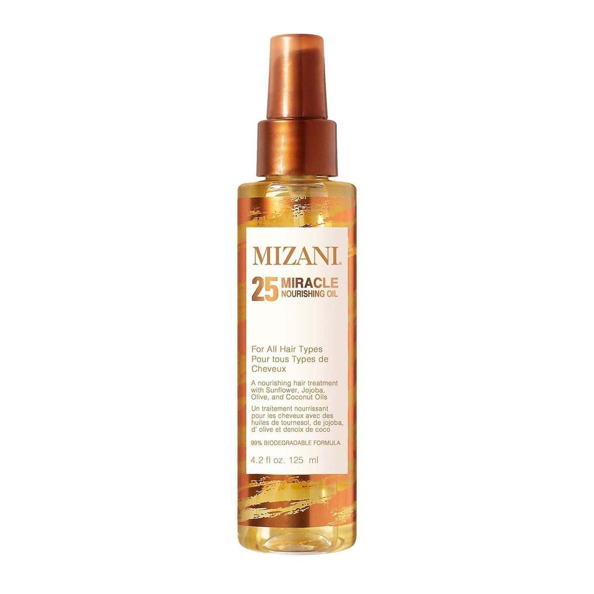 Mizani 25 Miracle Nourishing Hair Oil – Pflegendes Haaröl für lockiges Haar mit Kokosöl & Jojobaöl, verleiht Glanz, Anti-Frizz, leicht, nicht fettend, silikonfrei, parabenfrei