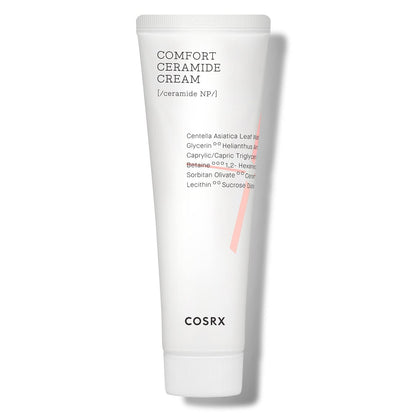 COSRX Balancium Comfort Ceramide Cream 80g – Beruhigende Koreanische Gesichtscreme mit Centella Asiatica, Tierversuchsfrei, Parabenfrei