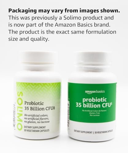 Probiotikum 35 Milliarden KBE, 8 probiotische Stämme mit Präbiotikum-Mischung, unterstützt gesunde Verdauung, 30 vegetarische Kapseln, 1 Monatsvorrat