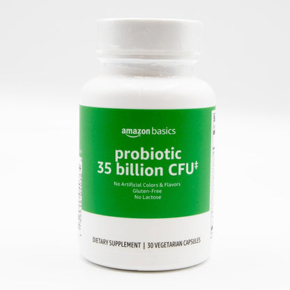 Probiotikum 35 Milliarden KBE, 8 probiotische Stämme mit Präbiotikum-Mischung, unterstützt gesunde Verdauung, 30 vegetarische Kapseln, 1 Monatsvorrat