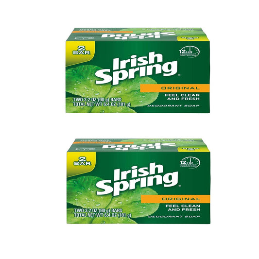 Irish Spring Original Seife – 4er-Pack à 3,2 Unzen (je 90 g)