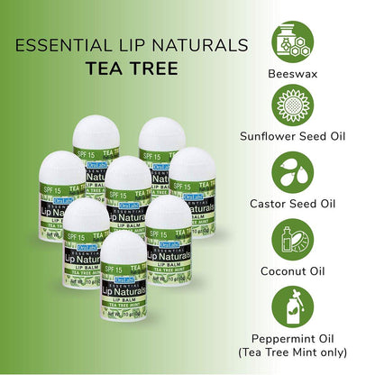 Lip Naturals® Mini Balms: 3 Geschmacksrichtungen, SPF-15, 50er-Pack – Lippenpflege von CHAP-ICE