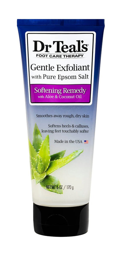 Dr. Teal's Sanftes Peeling-Fußpeeling mit Bittersalz, 177 ml (6 Unzen)