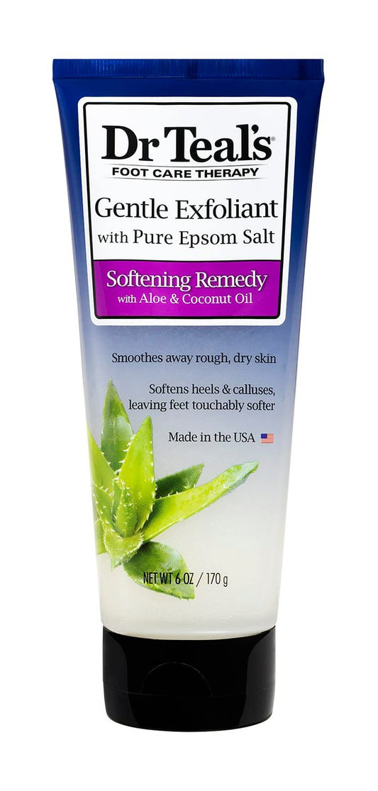 Dr. Teal's Sanftes Peeling-Fußpeeling mit Bittersalz, 177 ml (6 Unzen)
