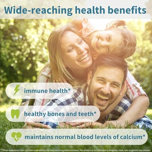 Igennus Natural Vegan Vitamin D3 1000IU – 365 Tabletten, 1-Jahresvorrat, 100% pflanzlich aus Algen, Clean Label, Nicht-GMO, für Immunsystem, Knochen & Zähne