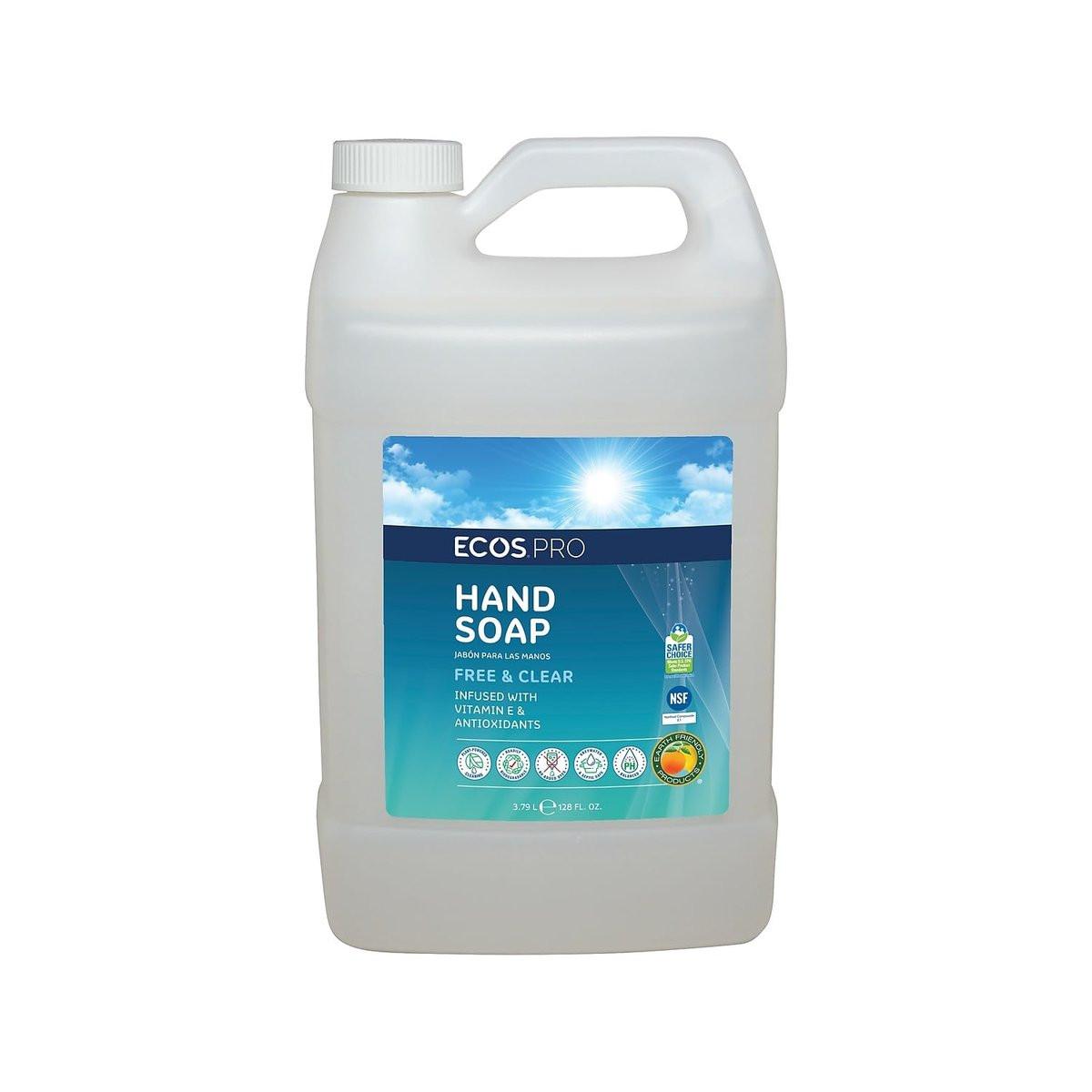 ECOS PRO Flüssigseife, Free & Clean Duft, 3,78 l Flasche