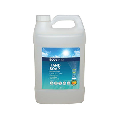 ECOS PRO Flüssigseife, Free & Clean Duft, 3,78 l Flasche