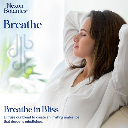 Nexon Botanics Breathe Essential Oil Blend 30 ml – Atemwegsfreiheit mit Menthol Ölen – für Diffuser, Aromatherapie und Luftbefeuchter