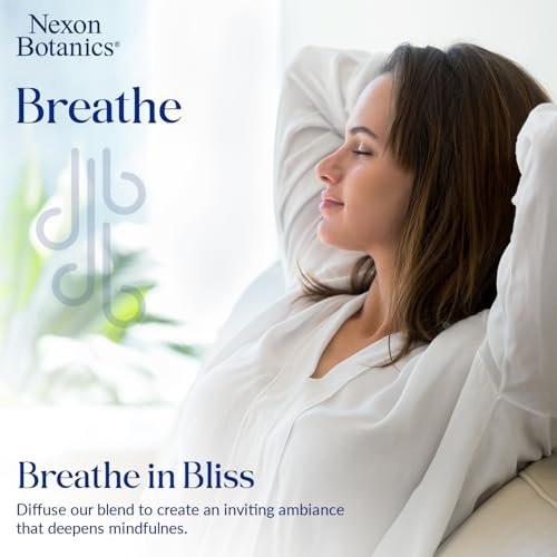 Nexon Botanics Breathe Essential Oil Blend 30 ml – Atemwegsfreiheit mit Menthol Ölen – für Diffuser, Aromatherapie und Luftbefeuchter