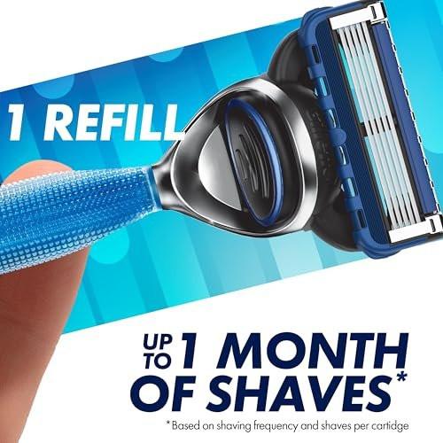 Gillette 5 Rasierklingen Nachfüllpackung für Herren, 5-Klingen-System, 12 Stück