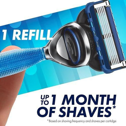 Gillette 5 Rasierklingen Nachfüllpackung für Herren, 5-Klingen-System, 12 Stück