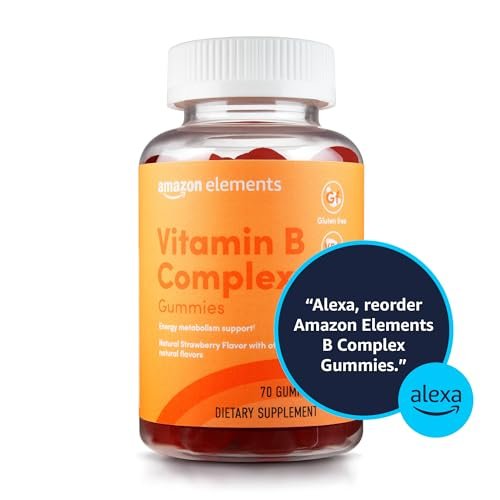 B-Komplex Gummis – Unterstützt Immunsystem & normalen Energiestoffwechsel, 70 Stück, 70-Tage-Vorrat, Vegan, Erwachsene, Non-GMO