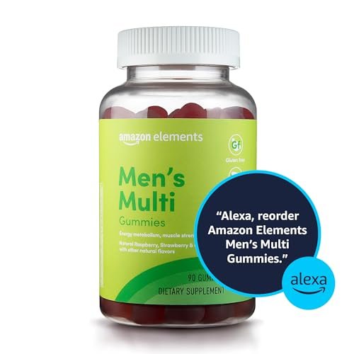 Herren Bio-Multivitamin Gummis, 90 Stück (3 Gummis pro Portion), Vegetarisch, Glutenfrei, Bio-zertifiziert