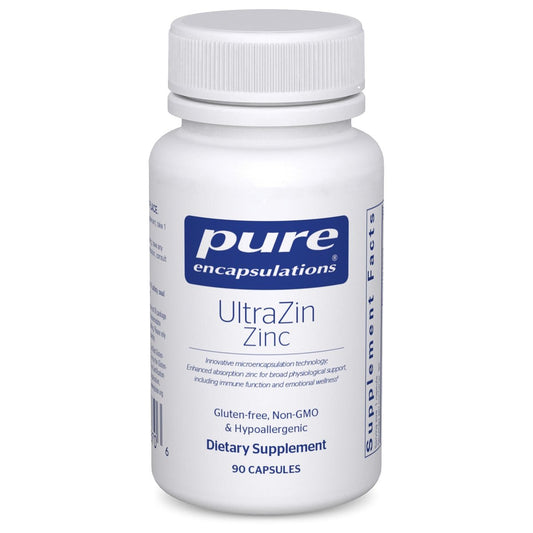 Pure Encapsulations UltraZin Zink | Hoch bioverfügbares Mineral zur Unterstützung von Stoffwechsel und Immunsystem* | 90 Kapseln