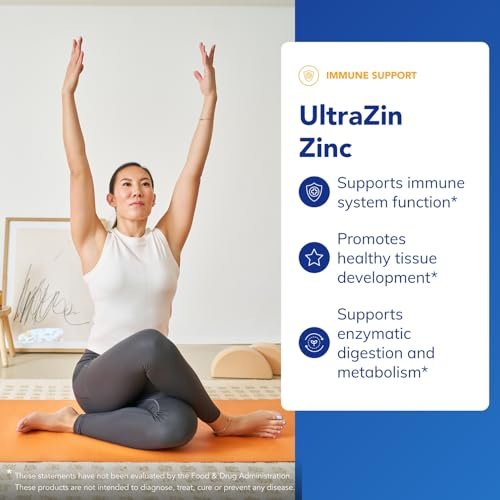 Pure Encapsulations UltraZin Zink | Hoch bioverfügbares Mineral zur Unterstützung von Stoffwechsel und Immunsystem* | 90 Kapseln