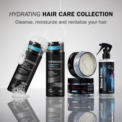 TRUSS Infusion Haar Shampoo - Reinigendes Shampoo für trockenes Haar, Reparatur, Feuchtigkeit und Schutz - 100% vegan, farbschonend mit Anti-Aging-Vorteilen (300 ml)