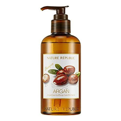 Nature Republic Argan Essential Deep Care Shampoo 300 ml – Intensivpflege für trockenes und geschädigtes Haar