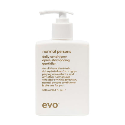 EVO Normal Persons Daily Lightweight Conditioner für normales bis fettiges Haar – Erfrischt die Kopfhaut, reduziert Frizz und stärkt das Haar – 300 ml