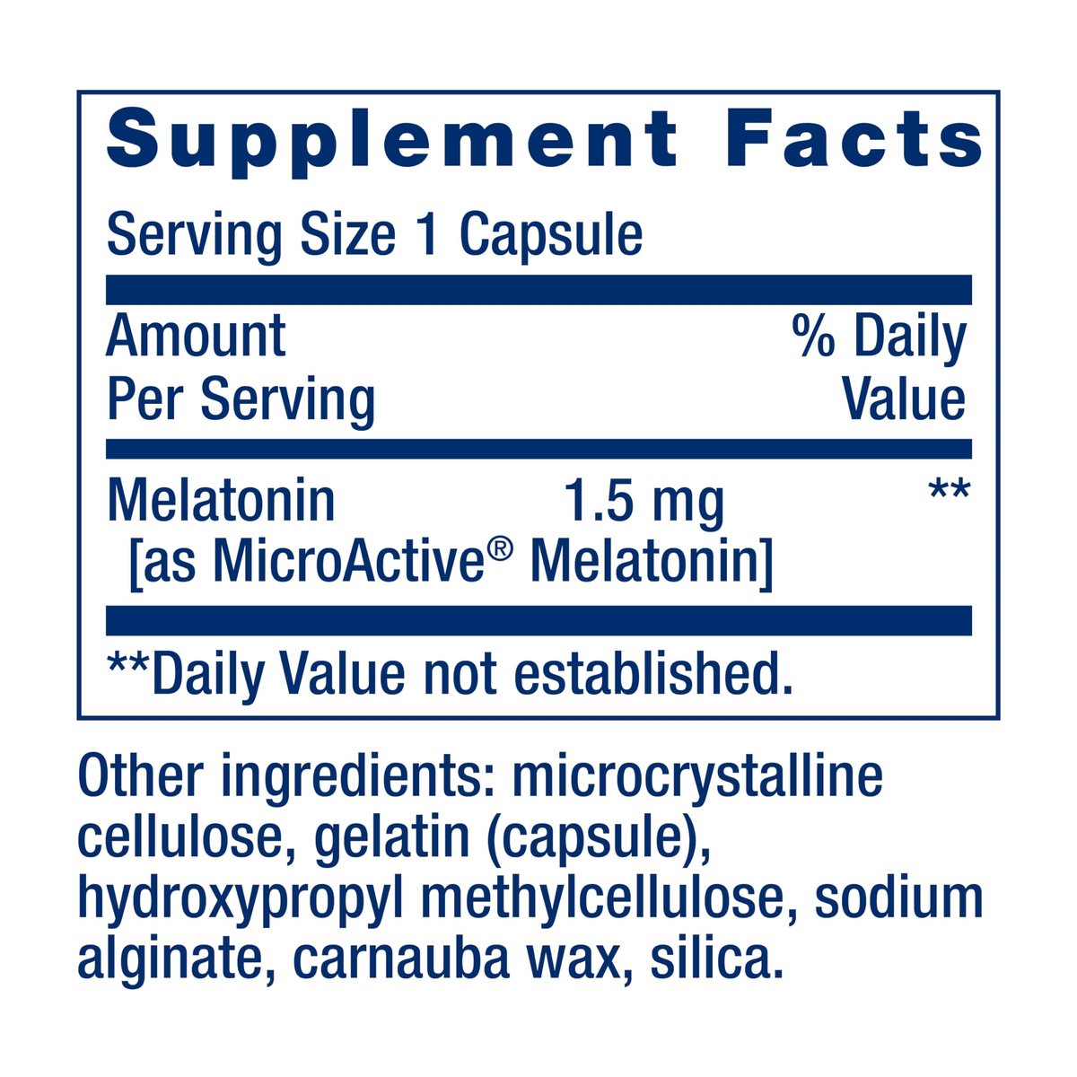 Life Extension Melatonin IR/XR 1,5 mg – Schlafunterstützung mit sofortiger & verlängerter Freisetzung, 60 Kapseln