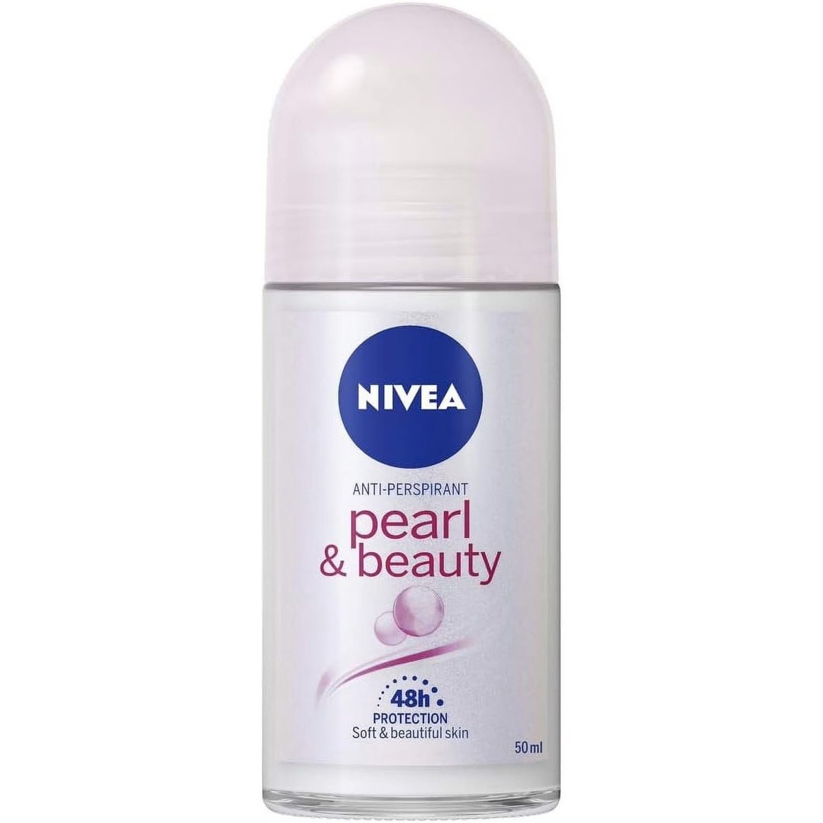 NIVEA Pearl & Beauty Roll-On Deodorant 50 ml – Sanfter Schutz mit Perlenglanz