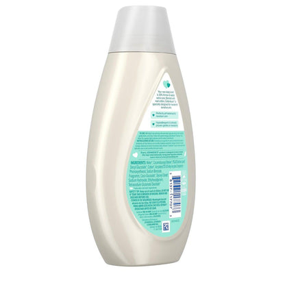 Johnson's CottonTouch Baby Body Wash & Shampoo, sanft & tränenfrei, mit echter Baumwolle, für empfindliche Haut, 400 ml